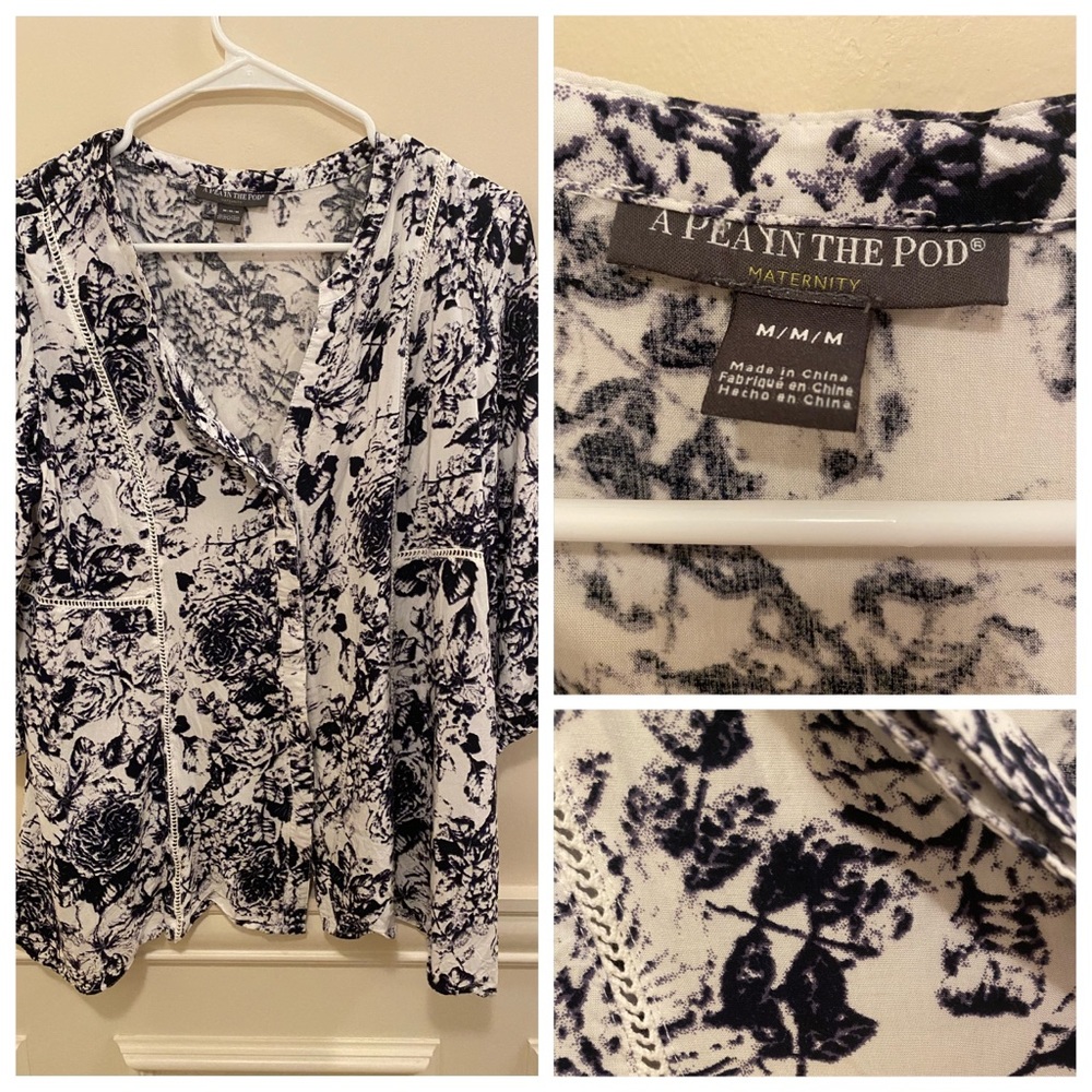 A Pea in the Pod maternity blouse top